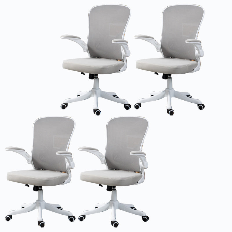 High / Mid Back Office Chair Grey Mesh Desk Chair with Wheels