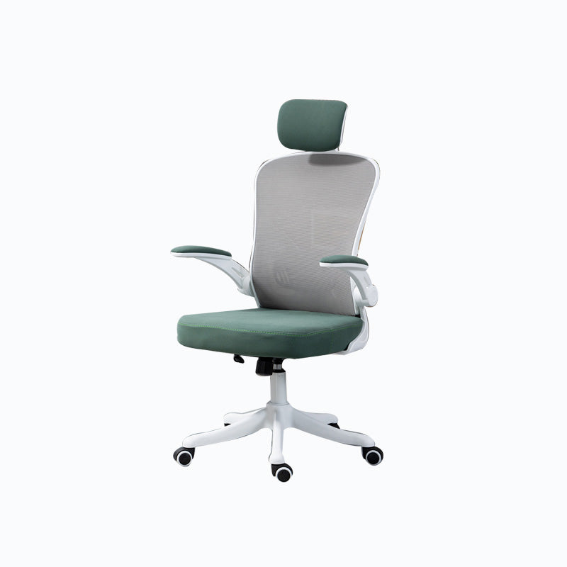 High / Mid Back Office Chair Grey Mesh Desk Chair with Wheels