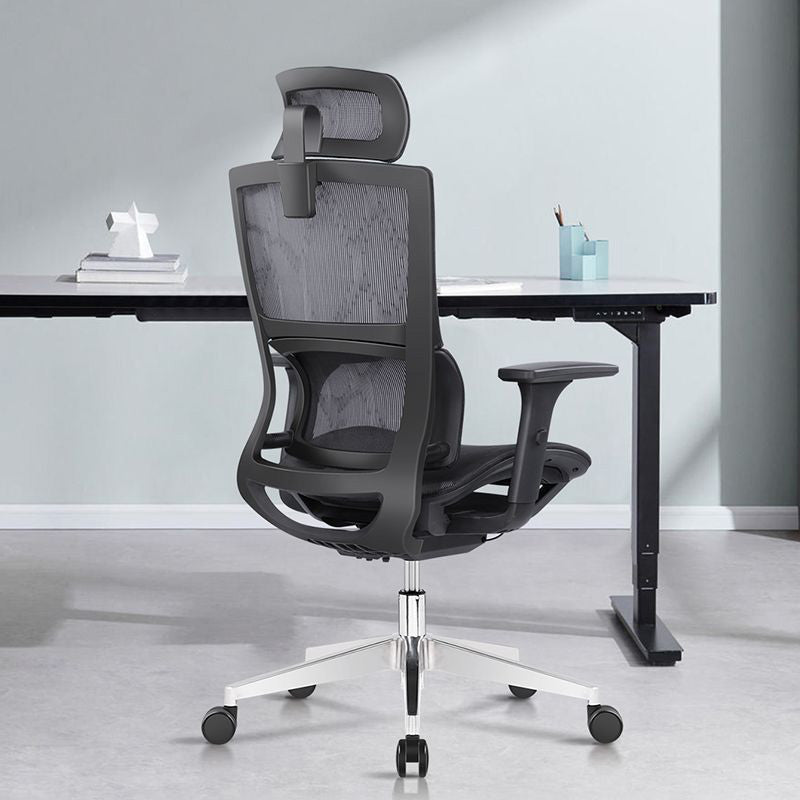 High Back Office Chair Mesh Desk Chair with Headrest and Wheels