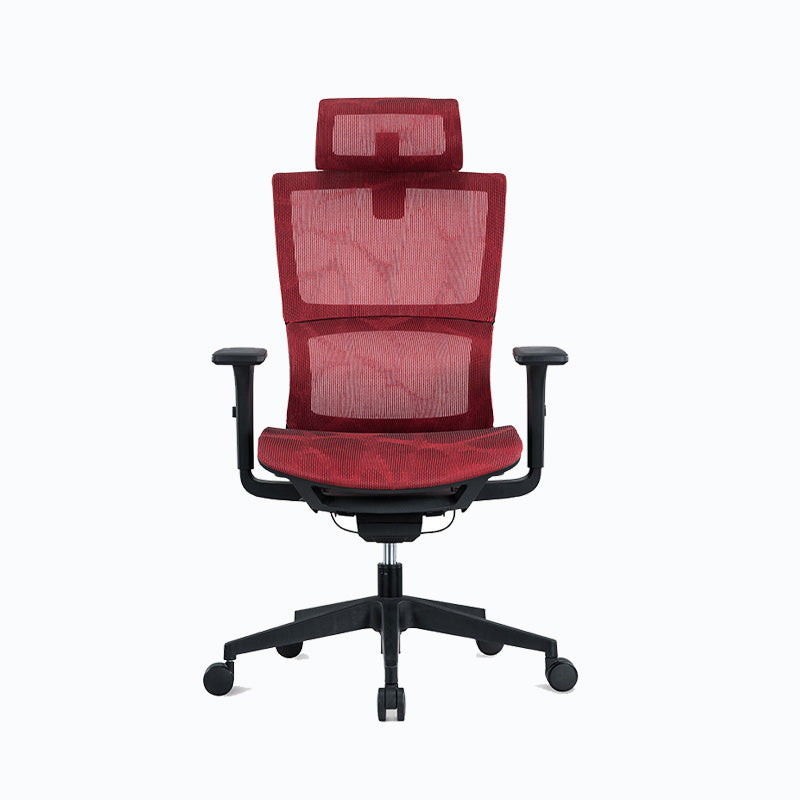 High Back Office Chair Mesh Desk Chair with Headrest and Wheels