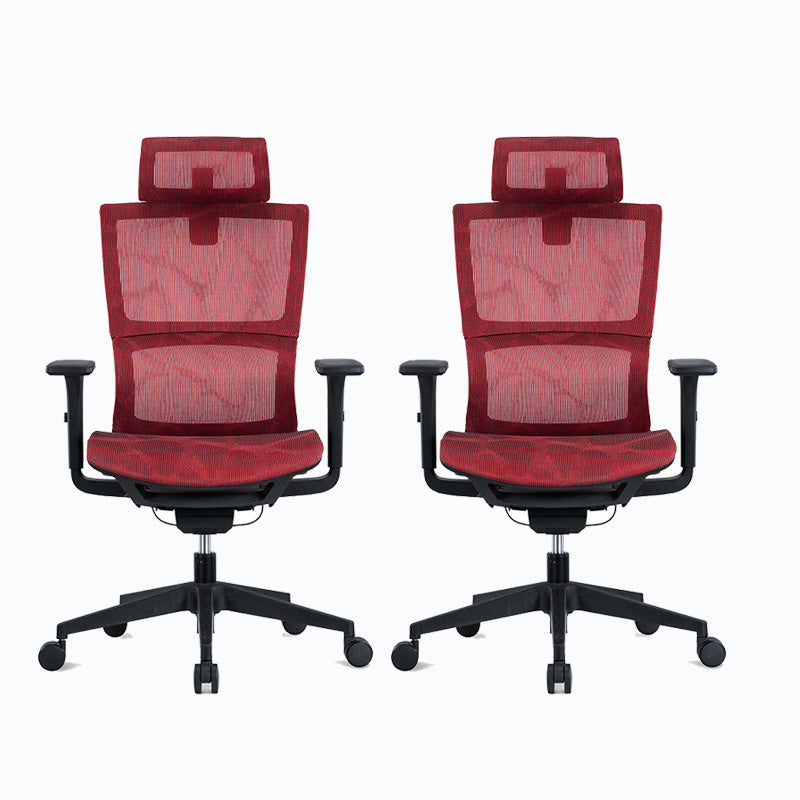 High Back Office Chair Mesh Desk Chair with Headrest and Wheels