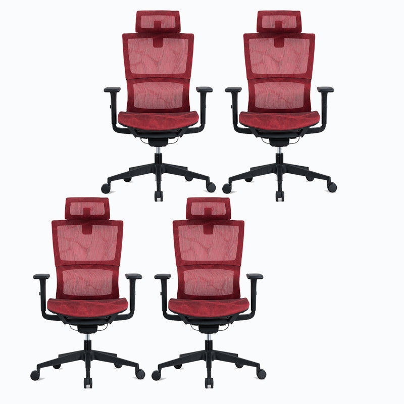 High Back Office Chair Mesh Desk Chair with Headrest and Wheels