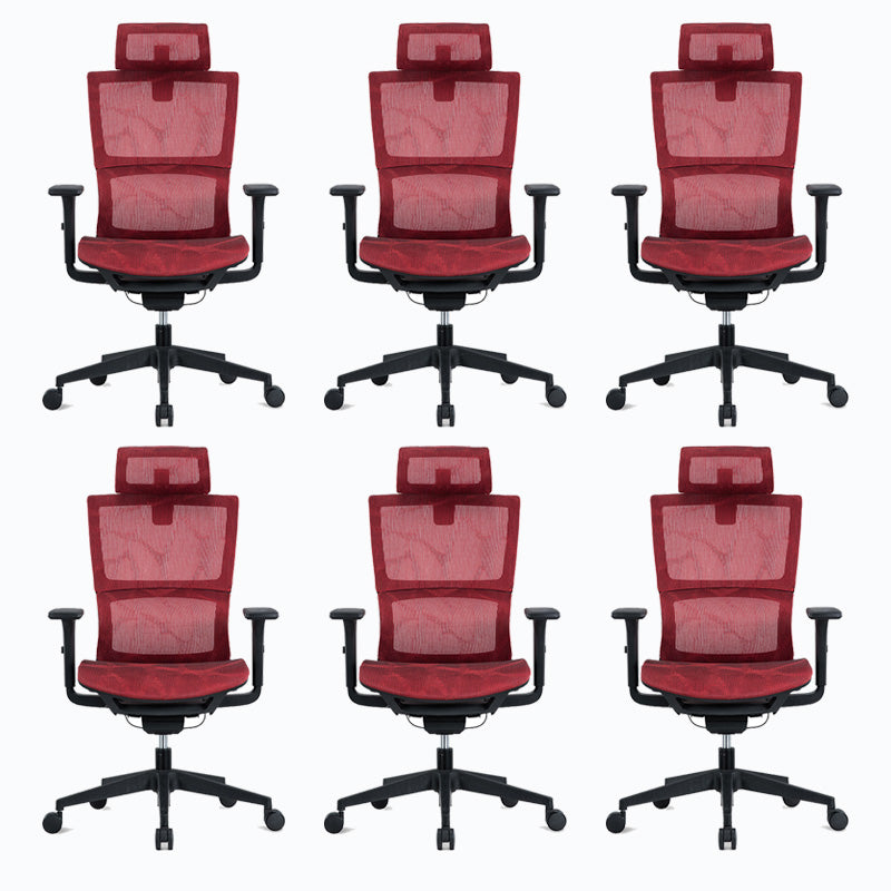 High Back Office Chair Mesh Desk Chair with Headrest and Wheels