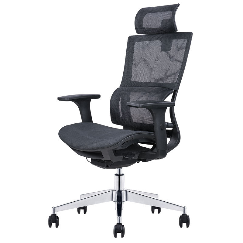 High Back Office Chair Mesh Desk Chair with Headrest and Wheels