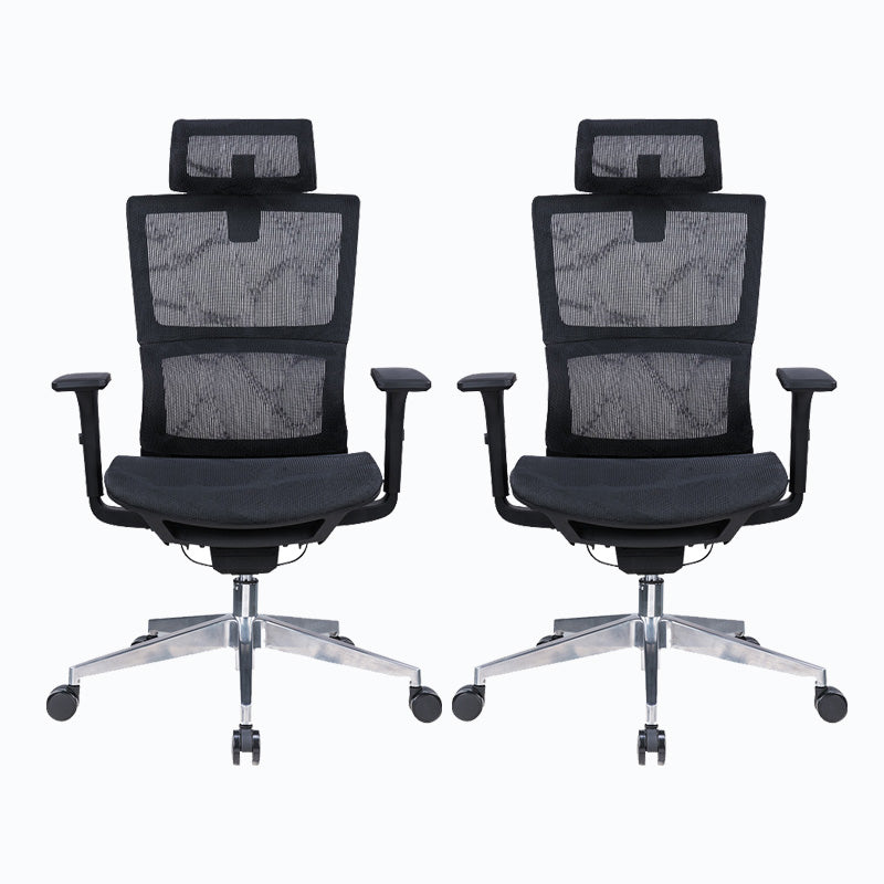 High Back Office Chair Mesh Desk Chair with Headrest and Wheels