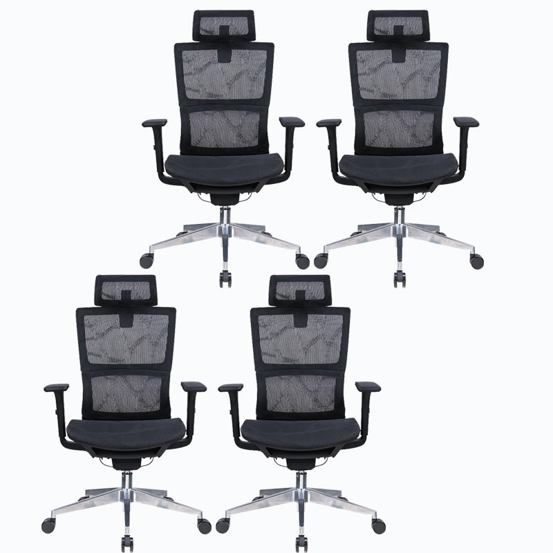 High Back Office Chair Mesh Desk Chair with Headrest and Wheels