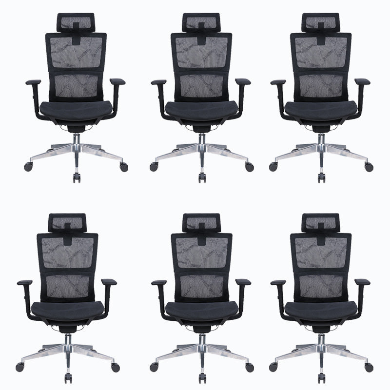 High Back Office Chair Mesh Desk Chair with Headrest and Wheels