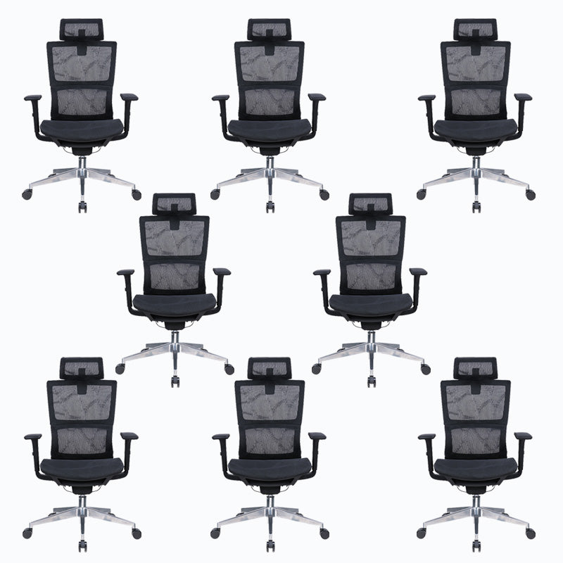 High Back Office Chair Mesh Desk Chair with Headrest and Wheels