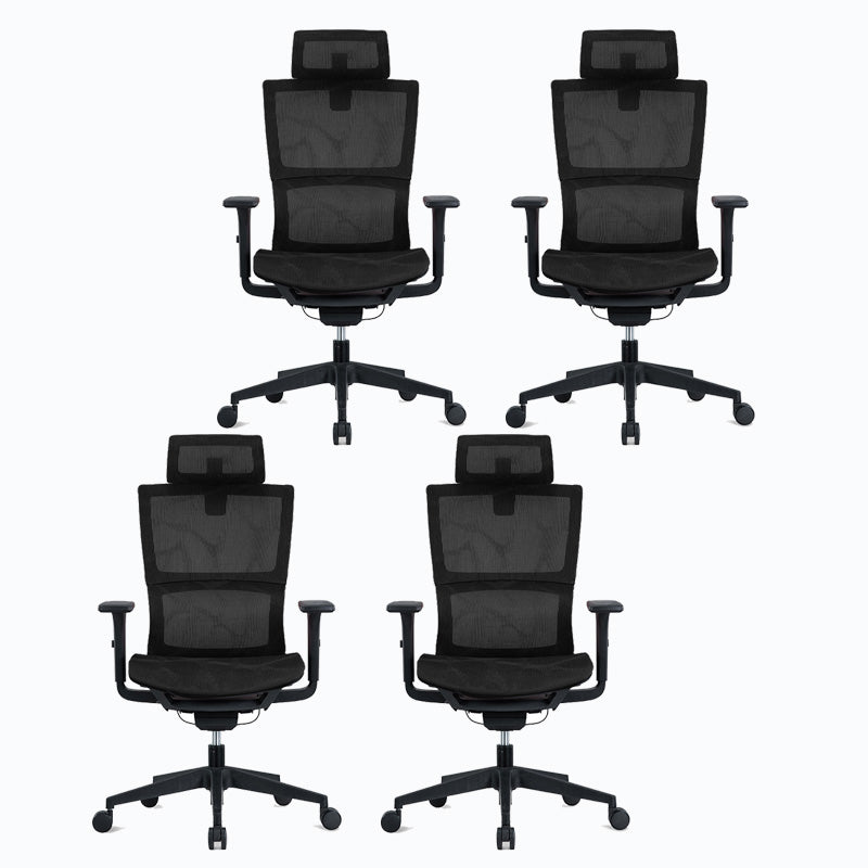 High Back Office Chair Mesh Desk Chair with Headrest and Wheels