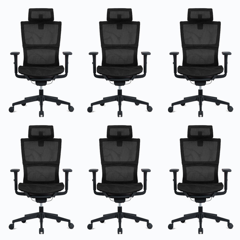 High Back Office Chair Mesh Desk Chair with Headrest and Wheels