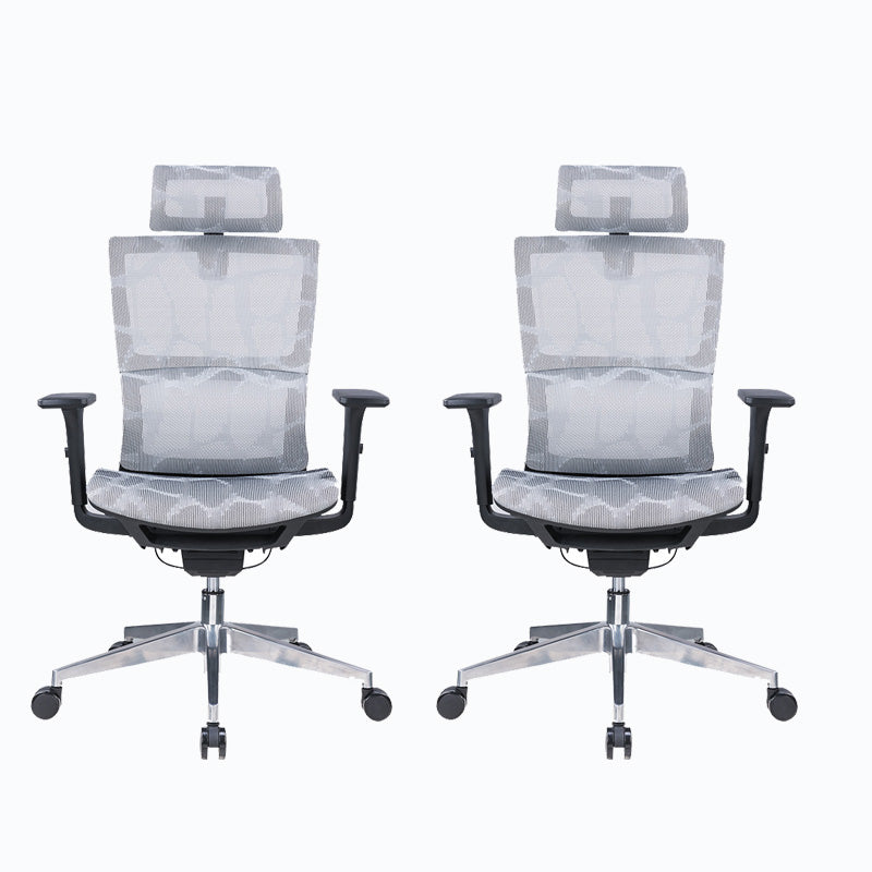 High Back Office Chair Mesh Desk Chair with Headrest and Wheels