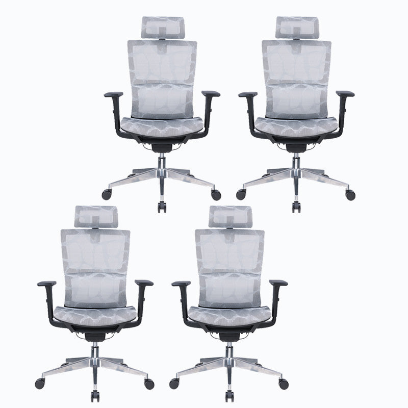 High Back Office Chair Mesh Desk Chair with Headrest and Wheels