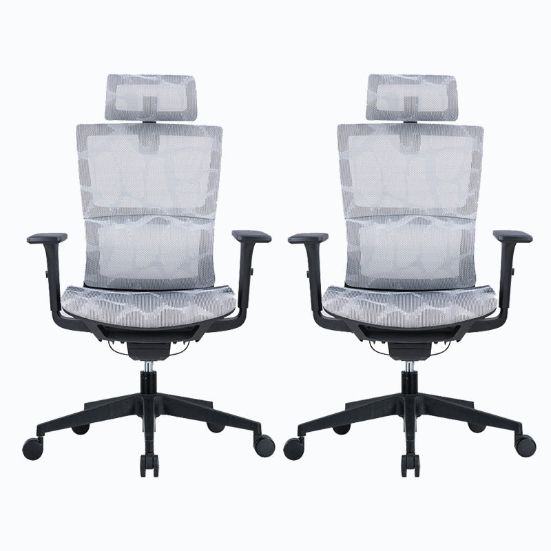 High Back Office Chair Mesh Desk Chair with Headrest and Wheels