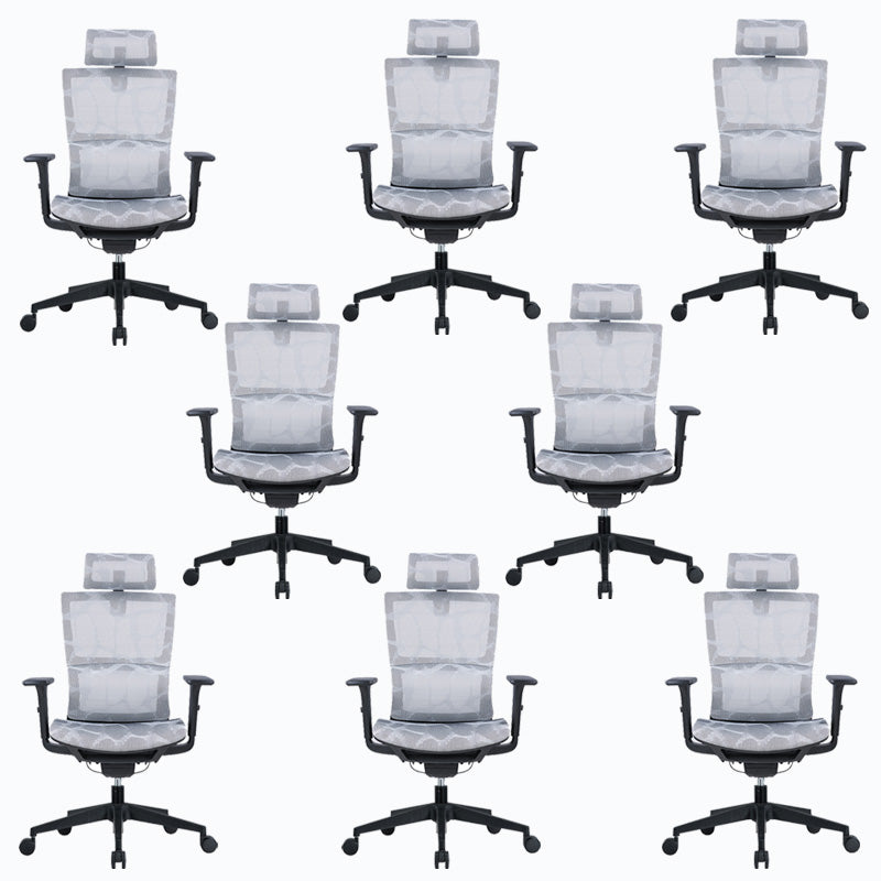 High Back Office Chair Mesh Desk Chair with Headrest and Wheels