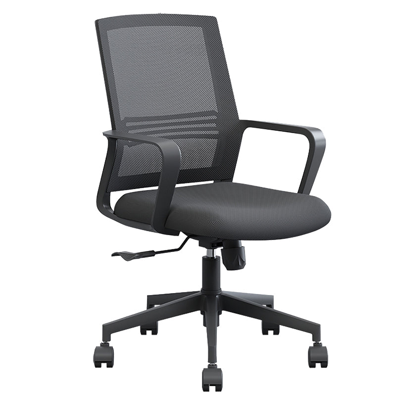 High / Mid Back Office Chair Black Mesh Rotatable Desk Chair with Wheels