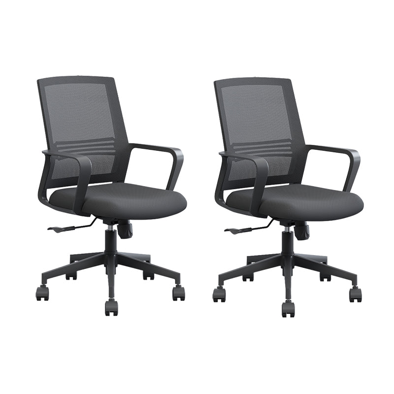 High / Mid Back Office Chair Black Mesh Rotatable Desk Chair with Wheels