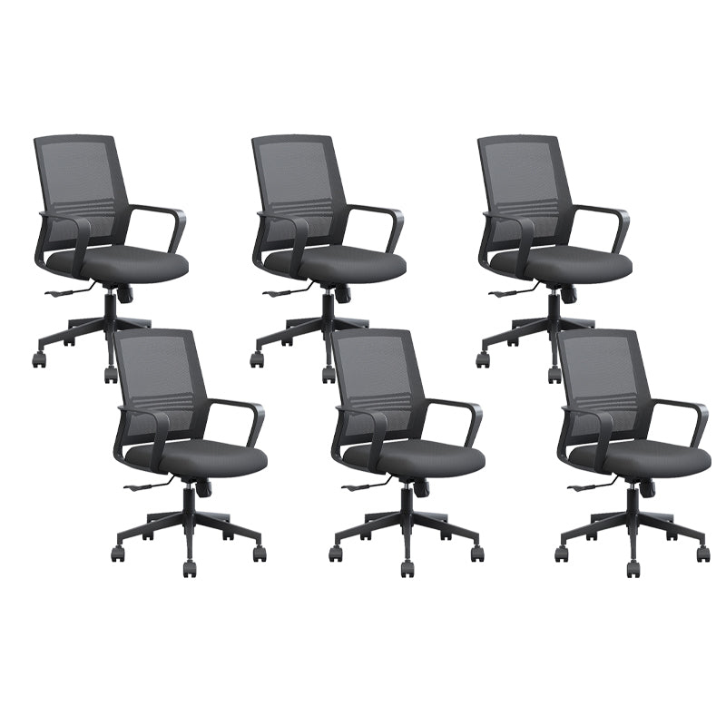 High / Mid Back Office Chair Black Mesh Rotatable Desk Chair with Wheels