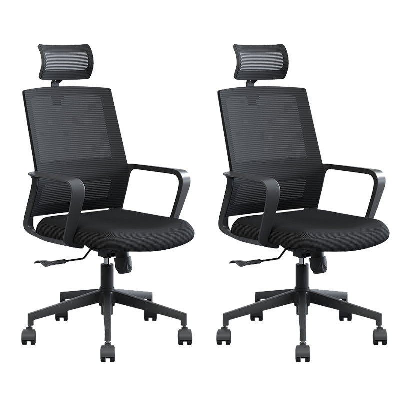 High / Mid Back Office Chair Black Mesh Rotatable Desk Chair with Wheels