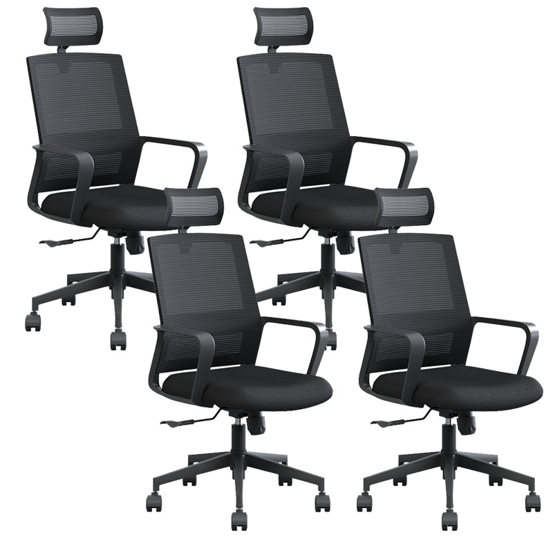 High / Mid Back Office Chair Black Mesh Rotatable Desk Chair with Wheels