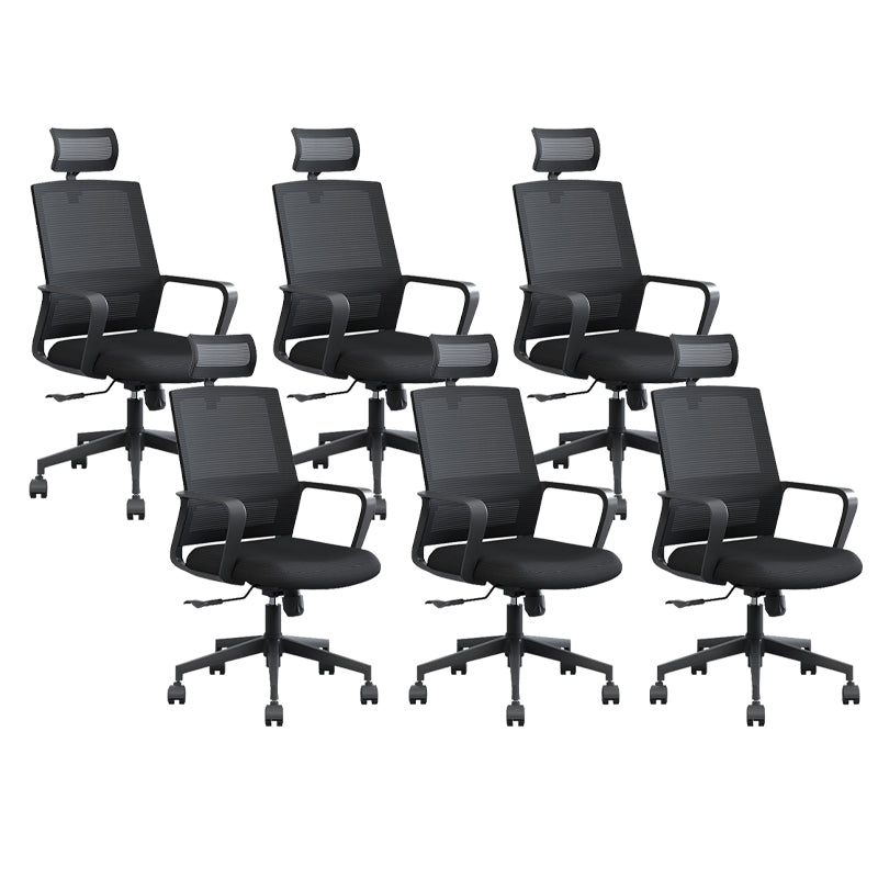 High / Mid Back Office Chair Black Mesh Rotatable Desk Chair with Wheels