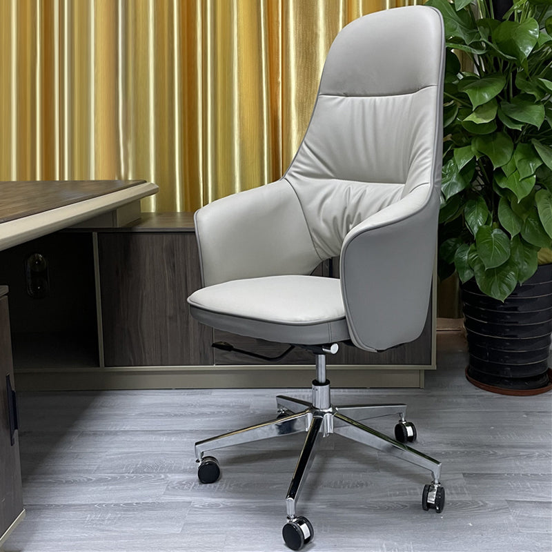 Modern Computer Ergonomic Upholstered Chair Height-adjustable Office Chair