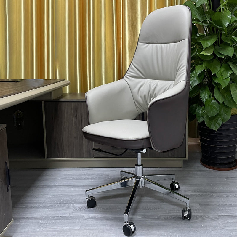 Modern Computer Ergonomic Upholstered Chair Height-adjustable Office Chair