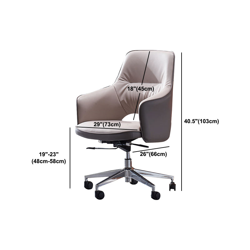 Modern Computer Ergonomic Upholstered Chair Height-adjustable Office Chair