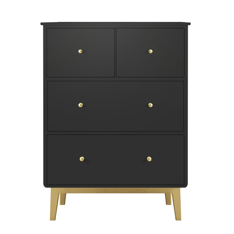 Contemporary Chest with 4 Legs Wood Storage Chest with Drawers for Home/Office