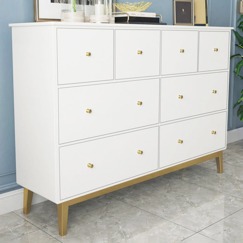 Contemporary Chest with 4 Legs Wood Storage Chest with Drawers for Home/Office