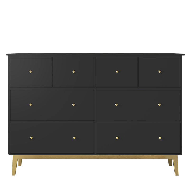 Contemporary Chest with 4 Legs Wood Storage Chest with Drawers for Home/Office