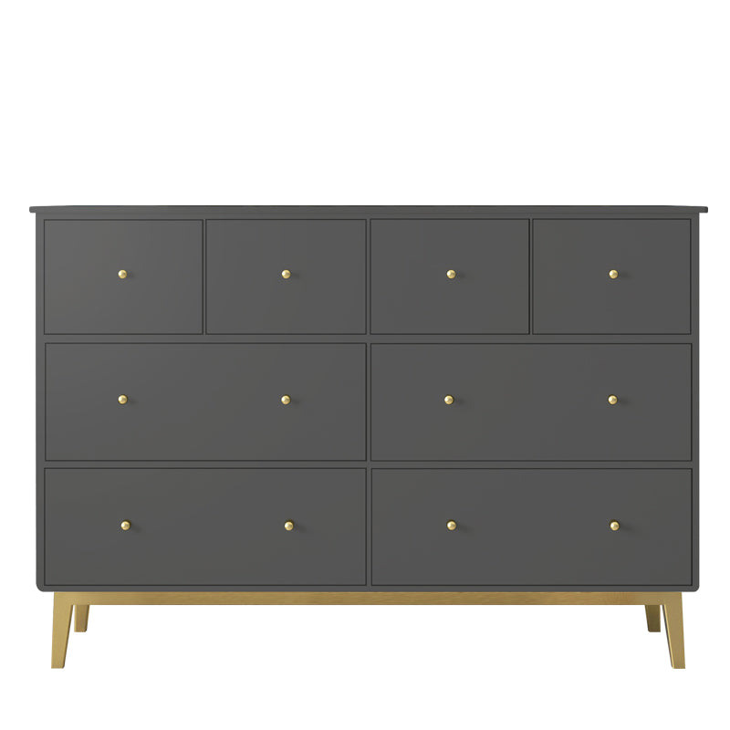 Contemporary Chest with 4 Legs Wood Storage Chest with Drawers for Home/Office