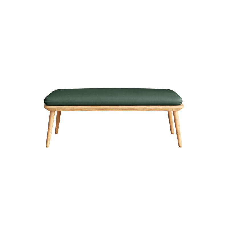 Modern Bench, Upholstery Included Dining Bench with Woog Legs