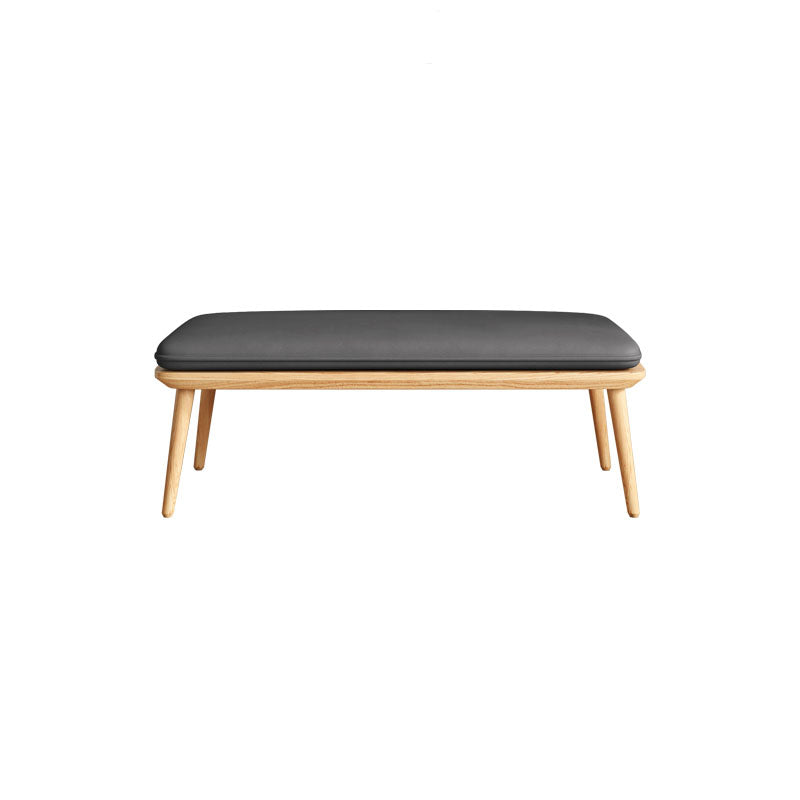 Modern Bench, Upholstery Included Dining Bench with Woog Legs