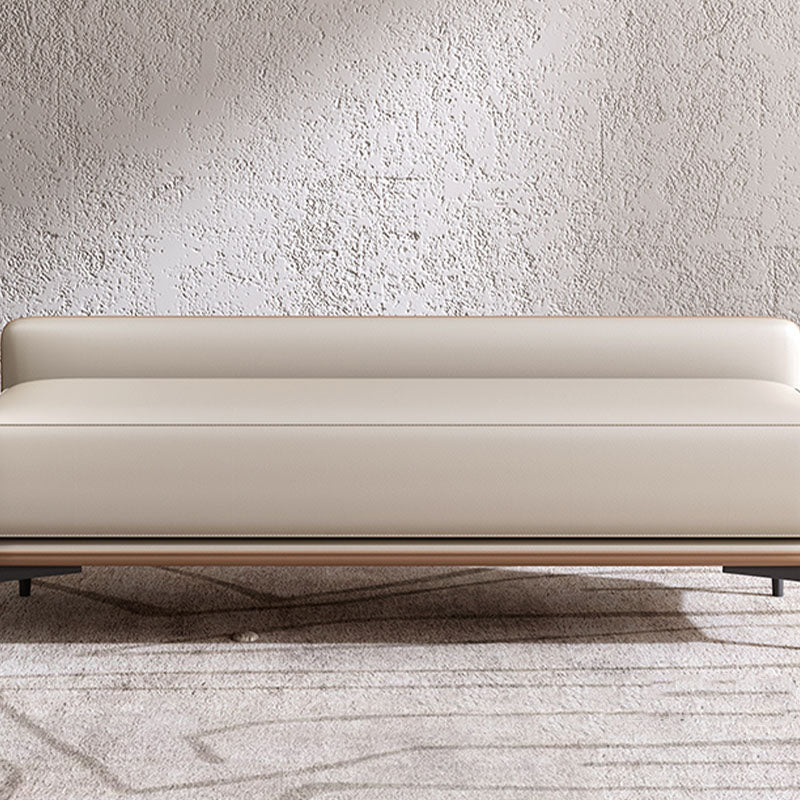 Modern Upholstered Bench, 20"H Bedroom Bench with Metal Legs