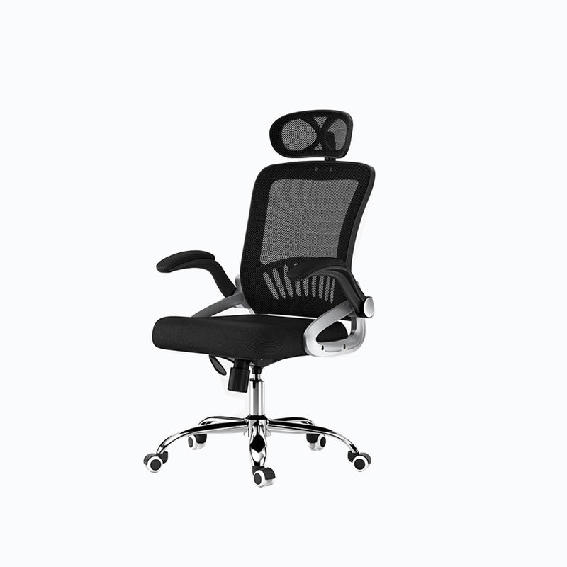 Mesh Office Chair Modern Height Adjustable Task Chair with Wheels