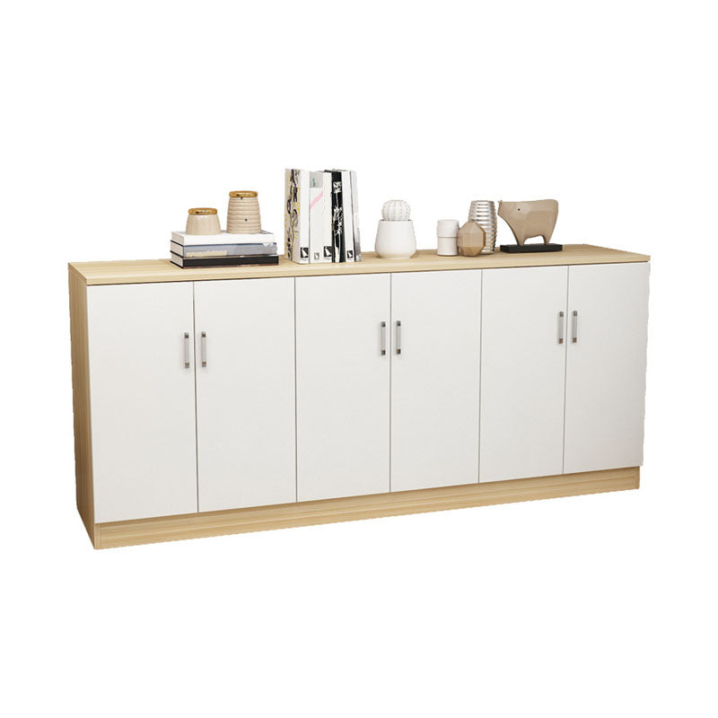 Engineered Wood Door Sideboard Contemporary Side Board for Dining Room