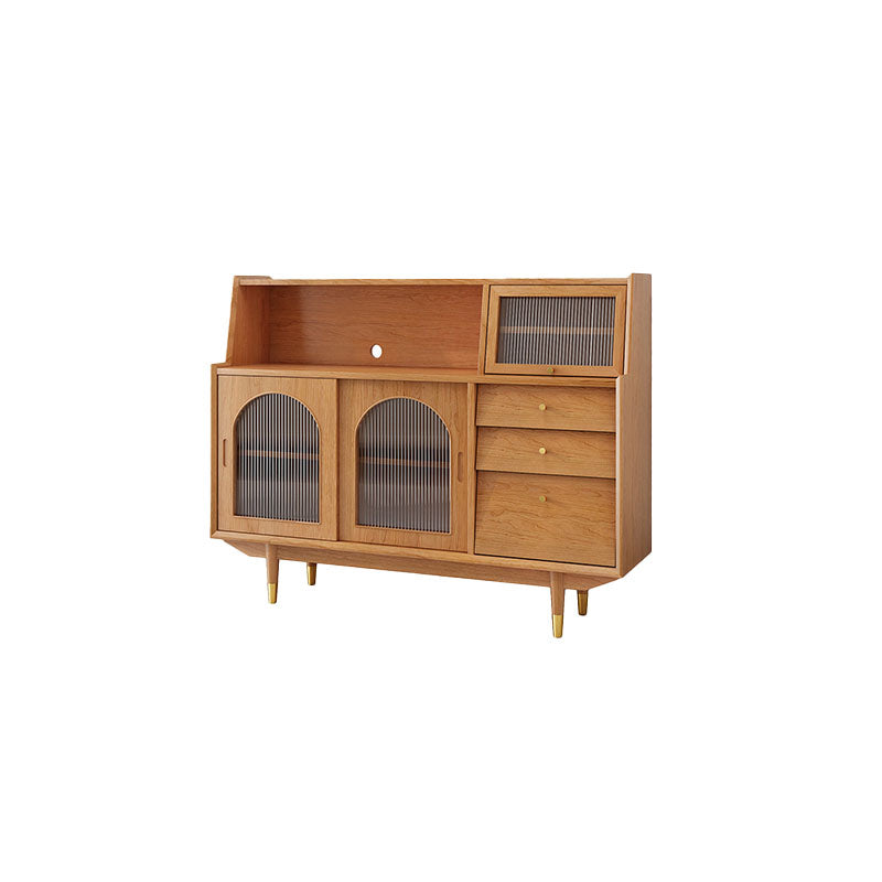 Solid Wood Modern Style Sideboard Door and Chair Sideboard for Kitchen