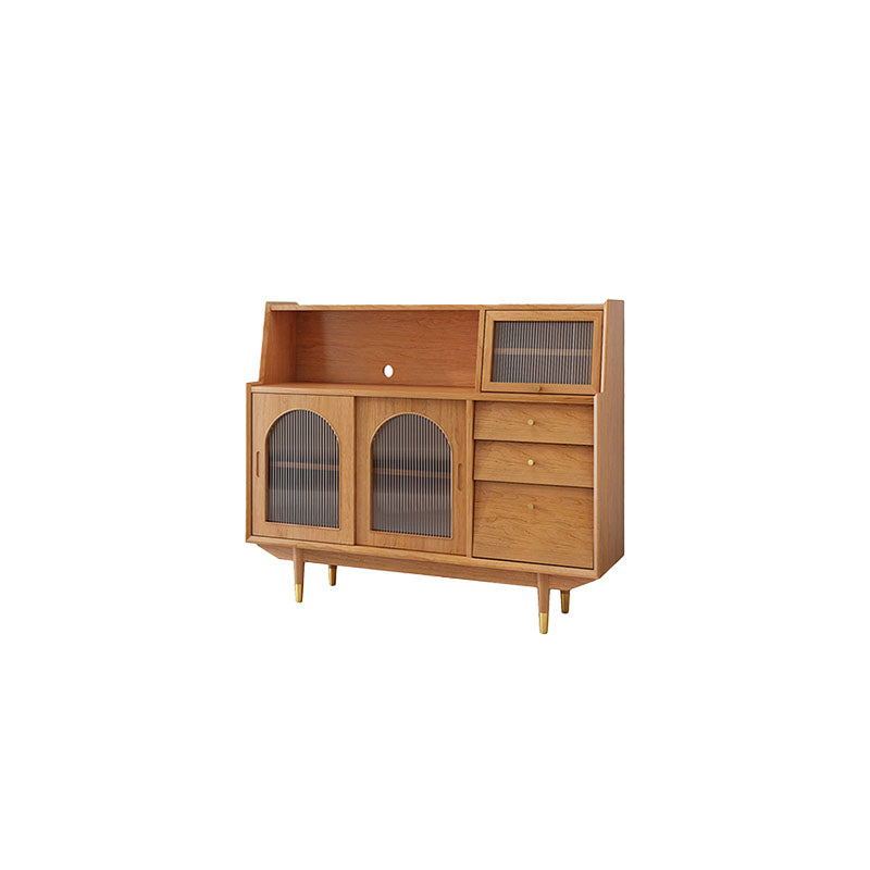 Solid Wood Modern Style Sideboard Door and Chair Sideboard for Kitchen