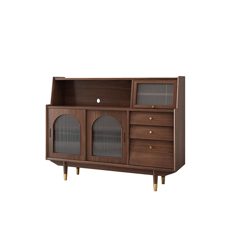 Solid Wood Modern Style Sideboard Door and Chair Sideboard for Kitchen