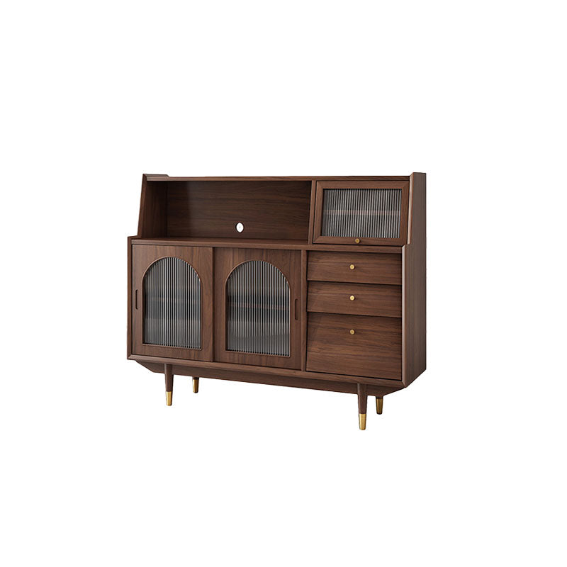 Solid Wood Modern Style Sideboard Door and Chair Sideboard for Kitchen