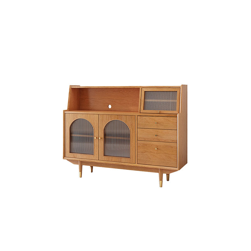 Solid Wood Modern Style Sideboard Door and Chair Sideboard for Kitchen