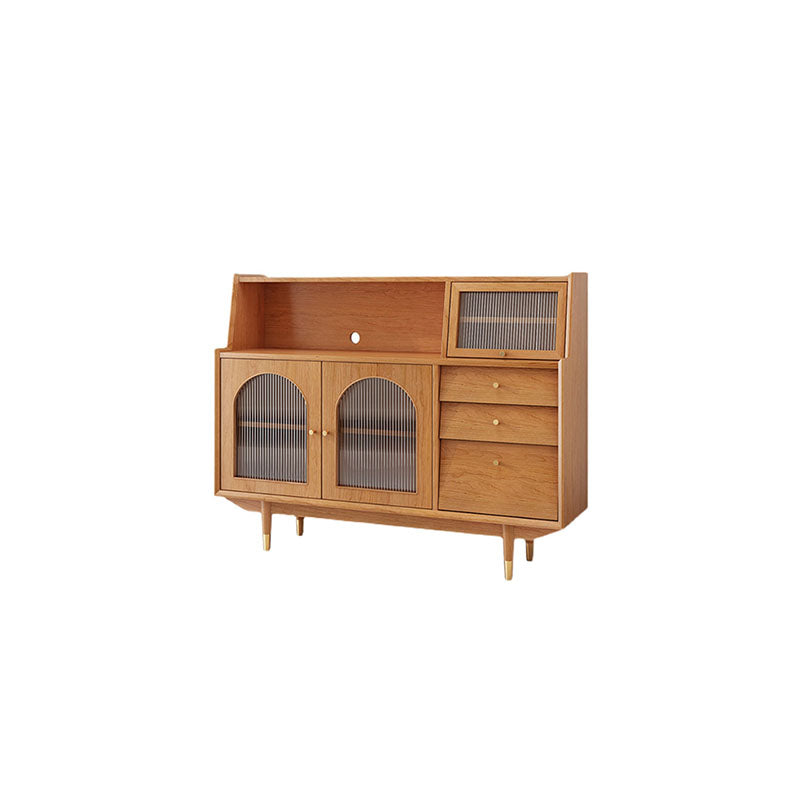 Solid Wood Modern Style Sideboard Door and Chair Sideboard for Kitchen