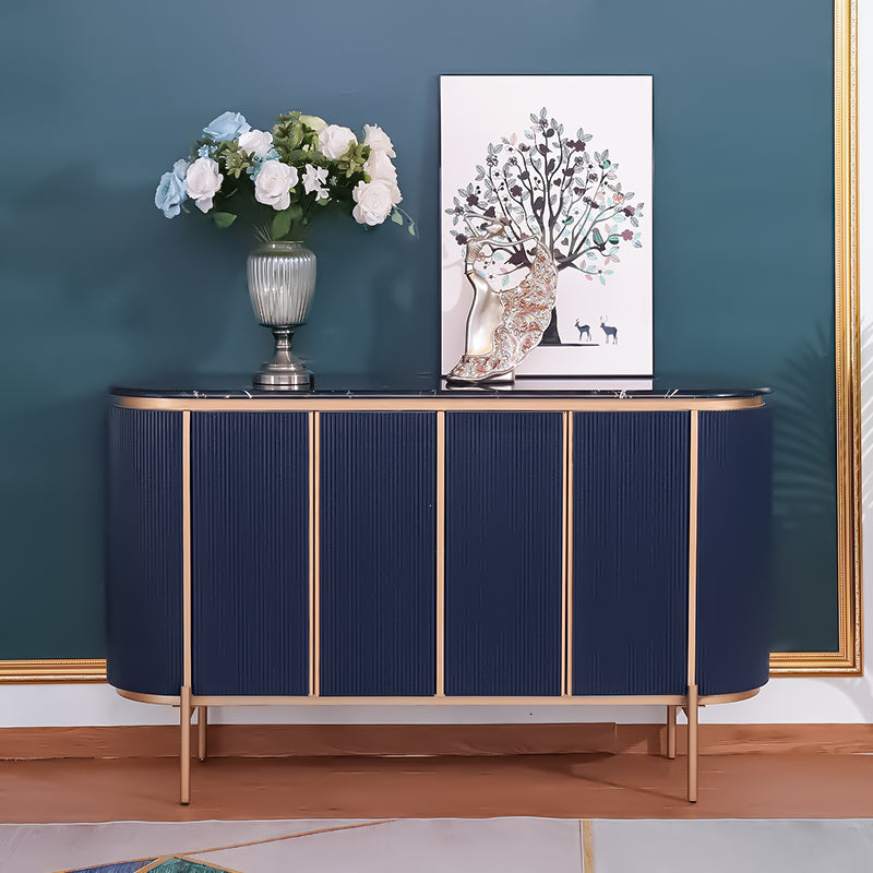 Wood Sideboard Contemporary Style Side Board for Dining Room