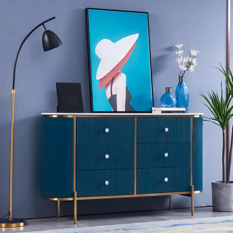 Wood Sideboard Contemporary Style Side Board for Dining Room