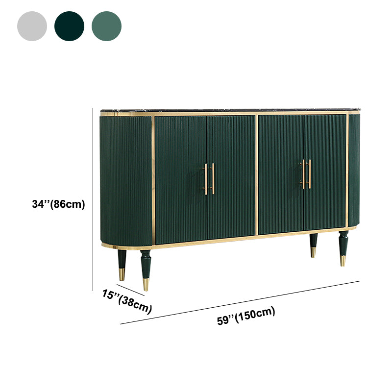 Wood Sideboard Contemporary Style Side Board for Dining Room