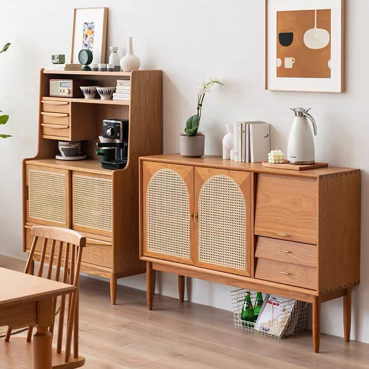 Wood Kitchen Buffet Sideboard Drawer and 2-Door Dining Sideboard