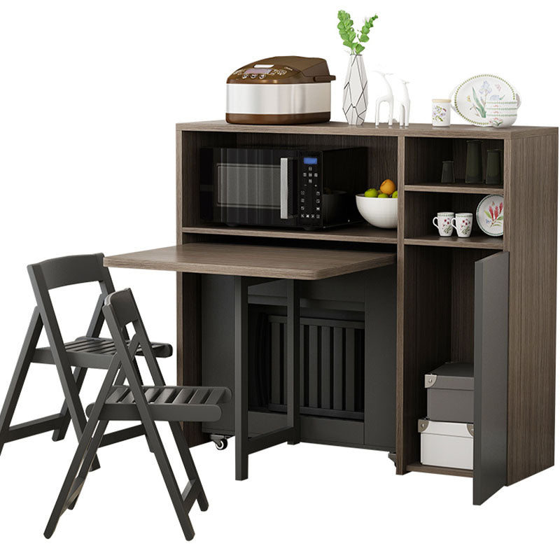 Modern MDF 1-Door Sideboard 45.5"H Buffet Server for Dining Room