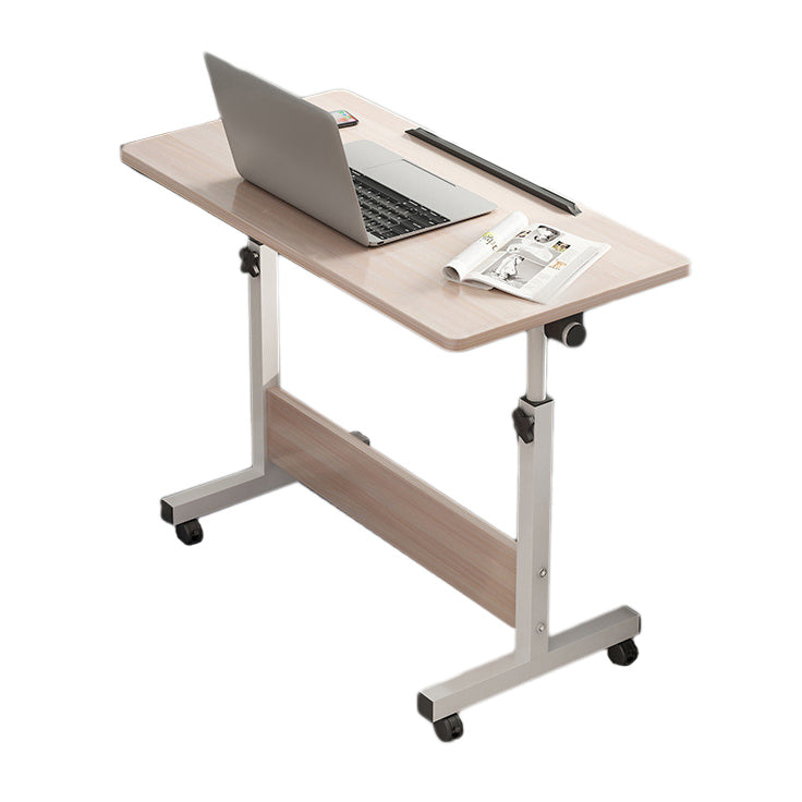 Wooden Contemporary Folding Desk Hight Adjustable Desk with Caster Wheels