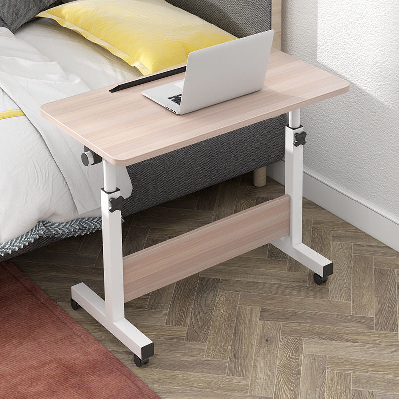 Wooden Contemporary Folding Desk Hight Adjustable Desk with Caster Wheels