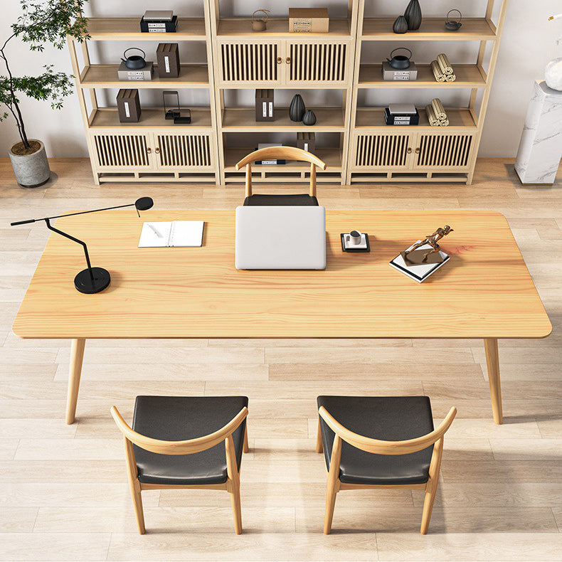 Contemporary Style Writing Desk Solid Wood Meeting Office Desk